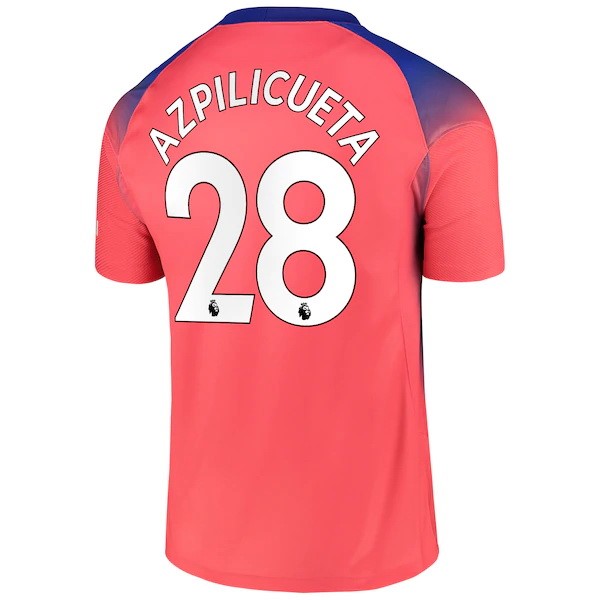 Camiseta Chelsea NO.28 Azpilicueta 3ª Kit 2020 2021 Naranja